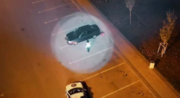 Дрондар полицейлерге көмекке келді