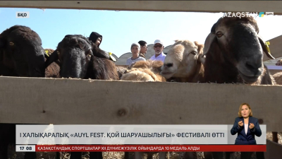 БҚО-да І Халықаралық «Auyl Fest. Қой шаруашылығы» фестивалі өтті