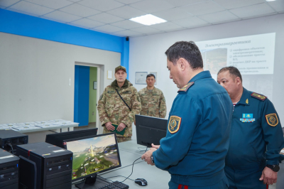 Ұлттық ұланның Бас қолбасшысы Өскемендегі әскери бөлімдерді тексерді