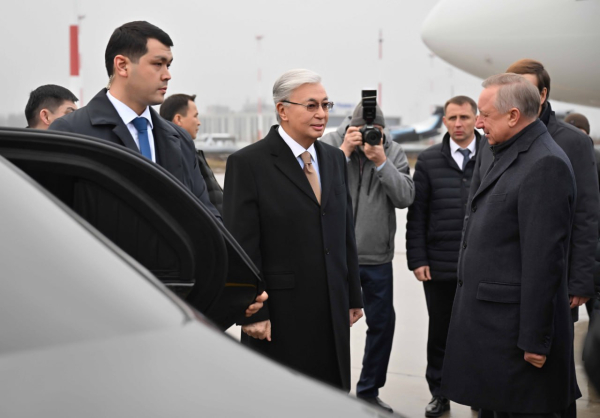Мемлекет басшысы Санкт-Петербург қаласына барды