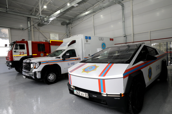 Tesla Cybertruck будут дежурить на саммите ОТГ в Туркестане