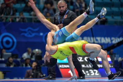 Қазақстандық балуандар Азия чемпионатында екі алтын медаль жеңіп алды