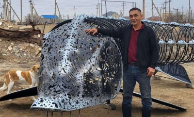 Азамат жасаған арт-мүсіндер