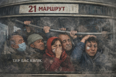 Қызылордада автобус жетпей жатыр: Халық бір көлікке сығылысып мінуге мәжбүр