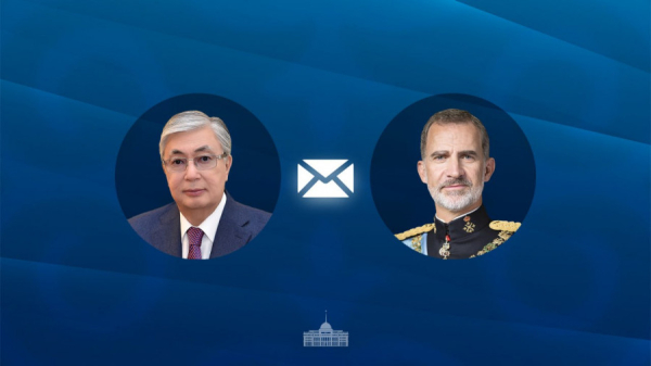 Тоқаев король VI Фелипені Испан халқы күнімен құттықтады