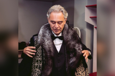 Әлемге әйгілі&nbsp;Андреа Бочелли қазақтың шапанын киді (ВИДЕО)