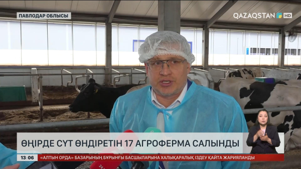 Павлодар облысында сүт өндіретін 17 агроферма салынды