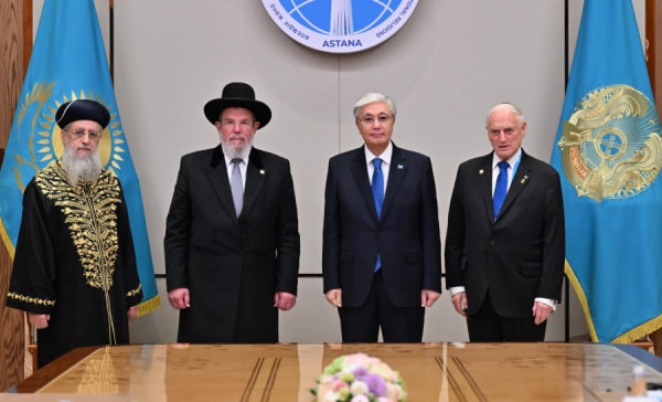 Президент иудаизм ұйымының өкілдерімен кездесті