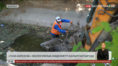 Шымкентте тазалық мәдениеті қалыптасып келеді