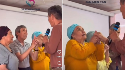 &laquo;Аңқау елге арам молда&raquo;: Желіде Ахметбек Нұрсиланың халыққа ем-дом жасап жатқан видеосы тарады