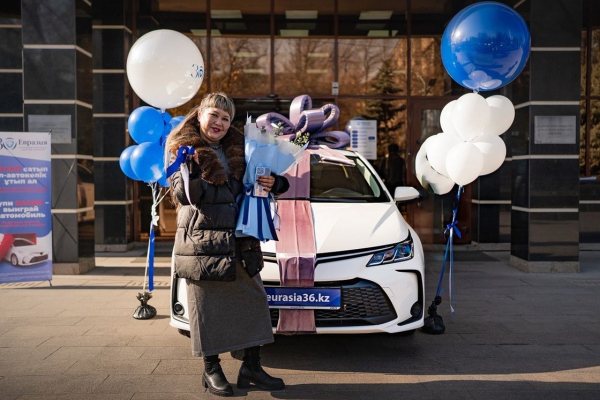 "Евразия" СК-ның Каско полисін алған Өскемен тұрғыны автокөлік ұтып алды