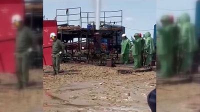 Маңғыстауда кен орнынан ауаға метан газы тарады