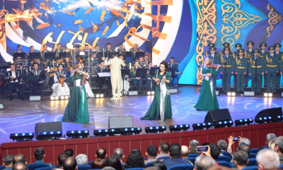 Өнердің шабыттандырар күші: Астанада Отан қорғаушы күніне арналған концерт өтті