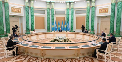 Президент Түркі мемлекеттері Парламенттік ассамблеясы спикерлерімен кездесті