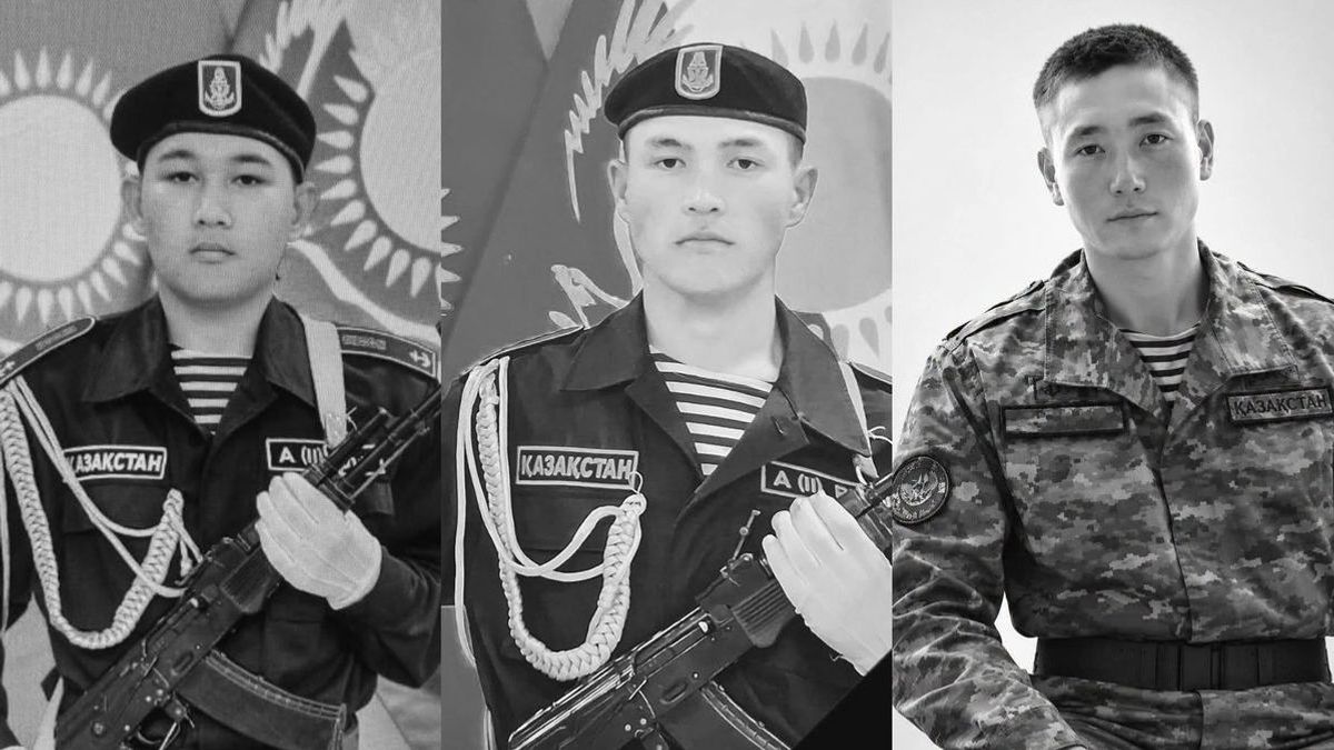 Каспийдегі оқу-жаттығу кезінде қаза тапқан үш әскери қызметшінің суреті жарияланды