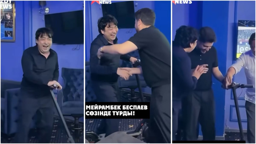 «Маған екі тал самокат әпересің» тренді: Мейрамбек Беспаев сыйлығы желіні жарды (ВИДЕО)