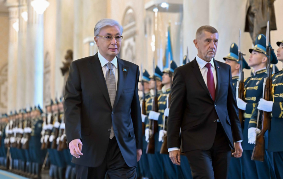 Президент Ақордада Чех Республикасының Премьер-министрін қарсы алды
