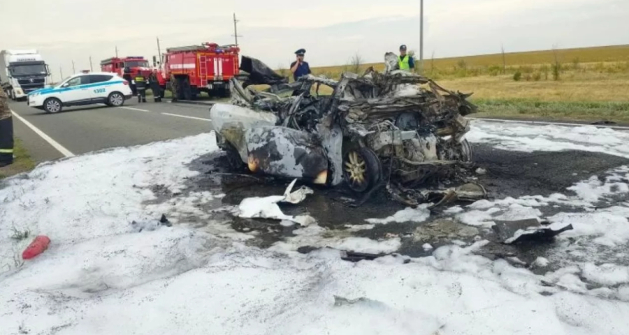 Батыс Қазақстанда төрт адам тірідей жанып кетті
