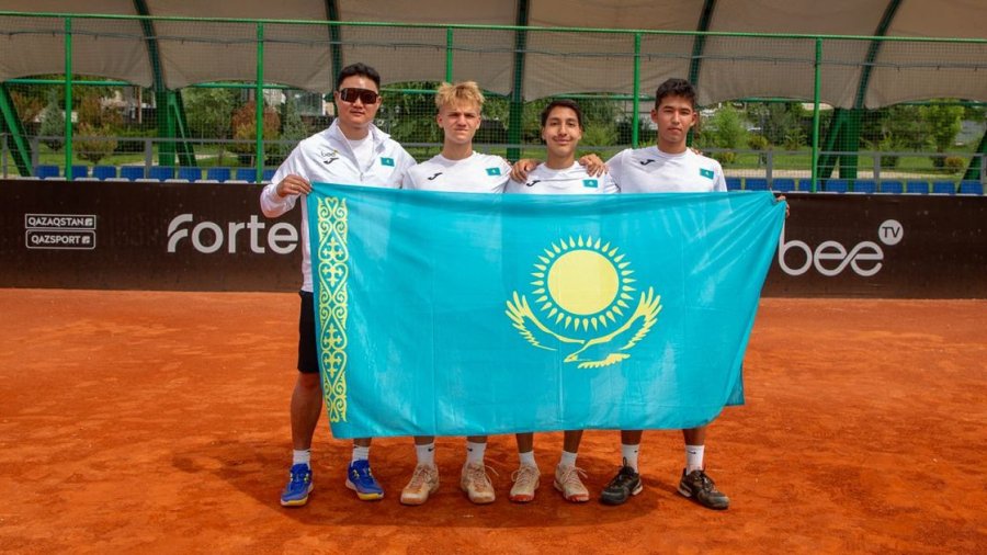 Junior Davis Cup: Қазақстан теннисшілері Түрікменстанды сенімді жеңіп, турнирді сәтті бастады