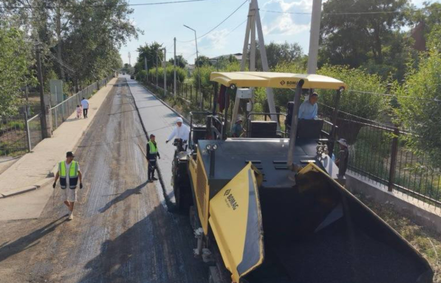 Келесте орталық көшелердің 92 пайызы асфальтталған
