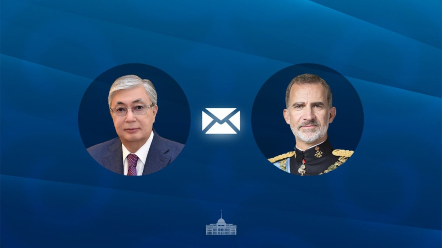 Тоқаев Испания Короліне құттықтау жеделхатын жолдады